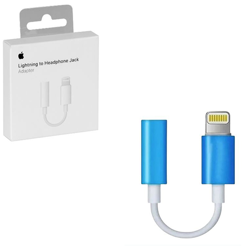 CABLE ADAPTADOR IPHONE LIGHTNING A JACK 3.5 HEMBRA AURICULAR