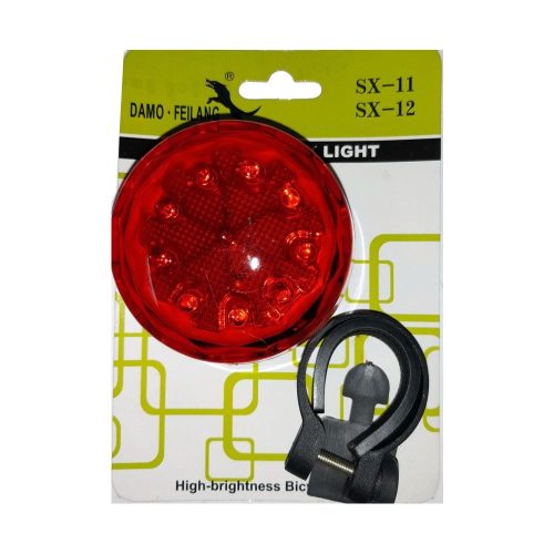 LUZ SX-11 DAMO PARA BICICLETA COLOR ROJO