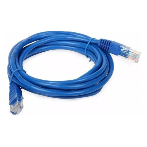 CABLE DE RED UTP PATCH CORD 5 MTS CAT5E AZUL