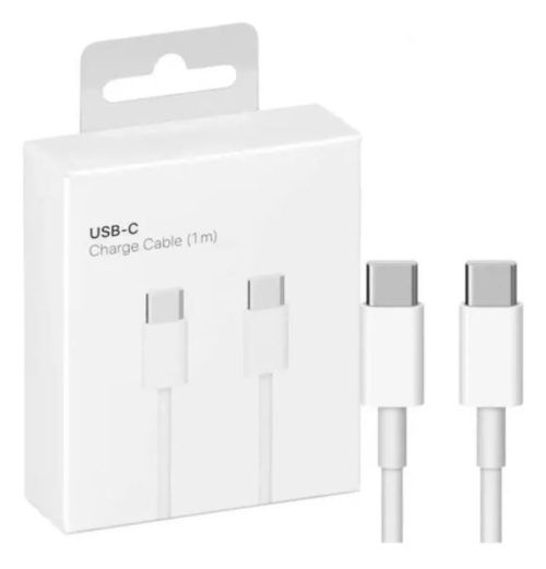 CABLE USB TIPO C A USB TIPO C USB 2.0 1MTS EN CAJA SIMIL APPLE (DEP 2)