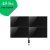 SOPORTE ESCRITORIO/MESA  PARA 4 MONITORES TV LED 4 BRAZOS MOVIL INCLINABLE 13` A 27` 6KG (POR MONITOR) VESA 75X75,100X100 SKYWAY ST13 - Image 2