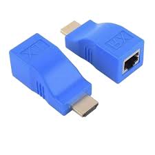 EXTENSOR SEÑAL HDMI POR UTP 30 MTS VIA CABLE DE RED CAT 5e-6 FULL HD 1080 / 3D SKYWAY