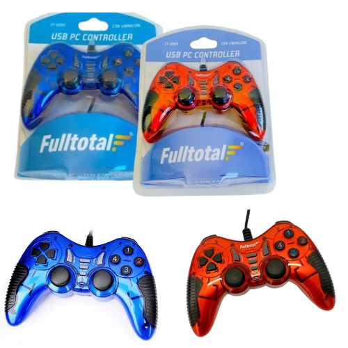JOYSTICK CON CABLE PC Y PS3 VIBRACION FULLTOTAL JY-2001