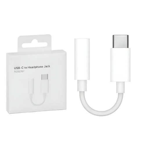 ADAPTADOR DE AUDIO TIPO C (MACHO) A JACK 3,5MM (HEMBRA)