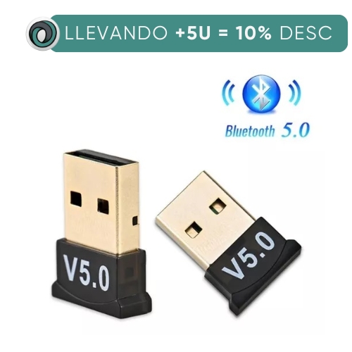 ADAPTADOR RECEPTOR USB A BLUETOOTH 5.0/5.1 USB DONGLE (DEP 2)