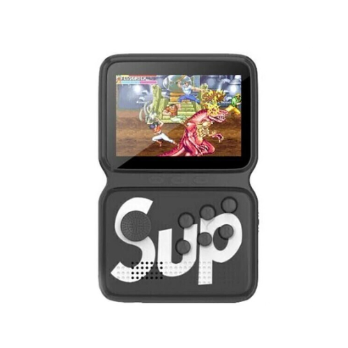 CONSOLA VIDEO JUEGO SUP M3 900JUEGOS RETRO 16BITS PANTALLA 3.5" LED CONEXION TV CARGA USB