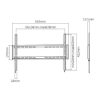 SOPORTE TV MONITOR LED LCD FIJO 32" A 75" NAKU S-46F (CAJA: S-46F/C) - Image 2