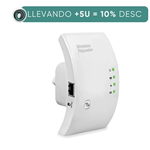EXTENSOR DE RANGO WIFI REPETIDOR INALAMBRICO LARGA DISTANCIA