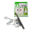 ZAPATILLA HUB USB CON ALIMENTACION 220 V 4 PUERTOS USB + 1 USB TIPO C + soporte celular / CARGADOR 3.1 A - Image 2