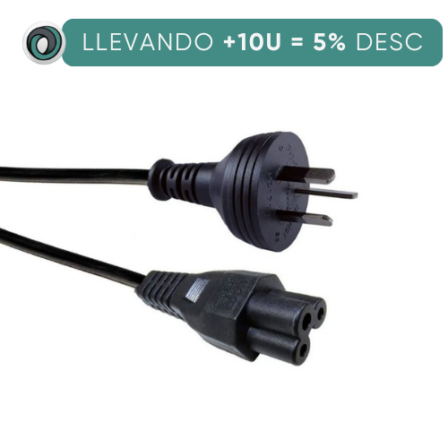 CABLE INTERLOCK PC TIPO TREBOL 1,50 MTS APROX (DEP 2)