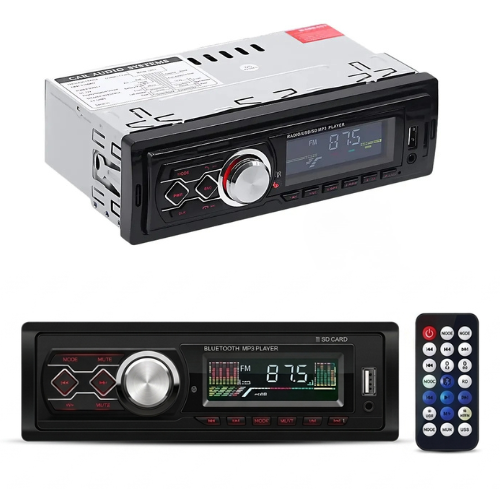AUTO ESTEREO DESMONTABLE CONTROL REMOTO FM/USB/MICR SD TF/MP3 AUXILIAR 1788E