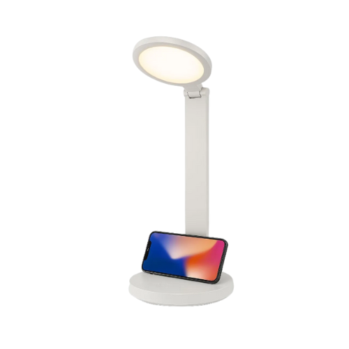 LUZ LED VELADOR LAMPARA DE ESCRITORIO USB RECARGABLE 3 NIVELES 60W DE LUZ SOPORTE CEL