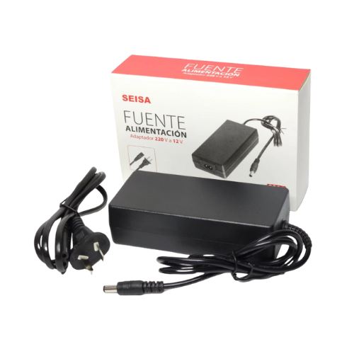 FUENTE DE ALIMENTACION CARGADOR SWICHTING 12V 6 AMPERES INCLUYE CABLE 8 SEISA