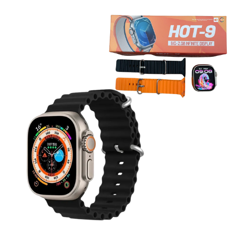 RELOJ INTELIGENTE SMARTWATCH UNCLUYE 2 MALLAS HOT9