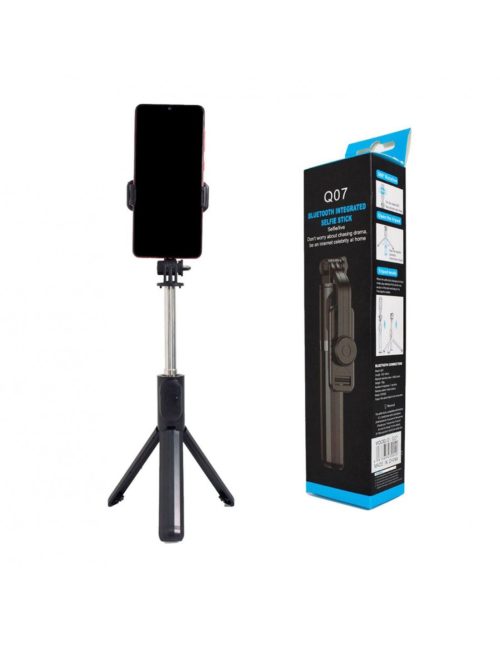 BASTON SELFIE Y TRIPODE BT Q07 CON ESTABILIZADOR 75CM