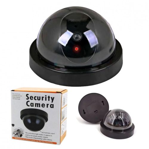 CAMARA DE SEGURIDAD DOMO FALSA C/DETECTOR DE MOVIMIENTO A PILAS