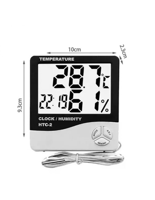 MEDIDOR DE TEMPERATURA HUMEDAD DIGITAL HTC-2