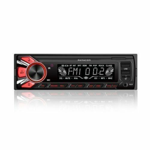 AUTO ESTEREO INALAMBRICO BLUETOOTH FM/USB/MICR SD TF/MP3 AUXILIAR FRENTE FIJO 2 USB P/CARGA PANACOM