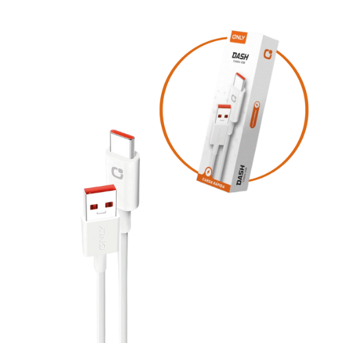 CABLE TIPO C A USB CARGA RAPIDA ONLY 1MTS