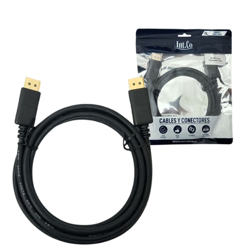 CABLE DISPLAYPORT MACHO A DISPLAYPORT MACHO 1.8MTS INT.CO 06-006-1.80