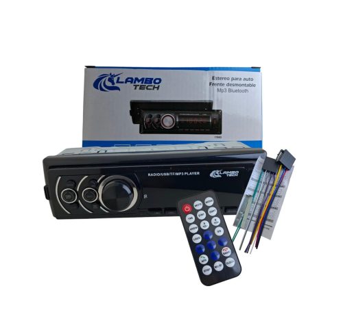 AUTO ESTEREO BLUETOOTH CONTROL REMOTO DESMONTABLE FM/USB/MICR SD TF/MP3 AUXILIAR 1785D