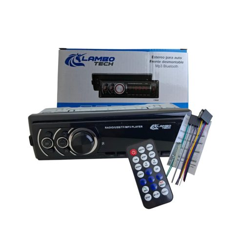 AUTO ESTEREO BLUETOOTH CONTROL REMOTO DESMONTABLE FM/USB/MICR SD TF/MP3 AUXILIAR 1785D