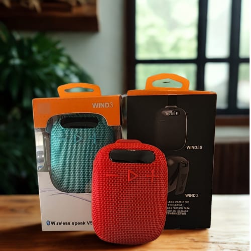 PARLANTE BLUETOOTH V5.1 ALTAVOZ PORTATIL INALAMBRICO WIND3