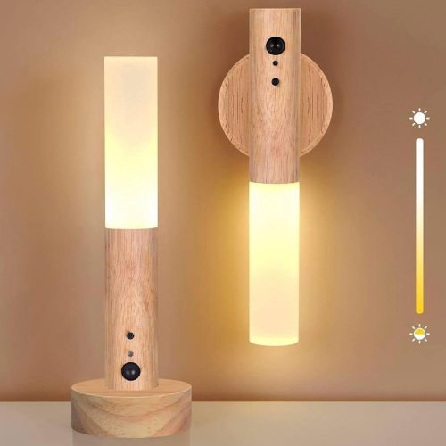 LAMPARA INTELIGENTE INDUCCION RECARGABLE USB LUZ BLANCA SENSOR DE MOVIENTO