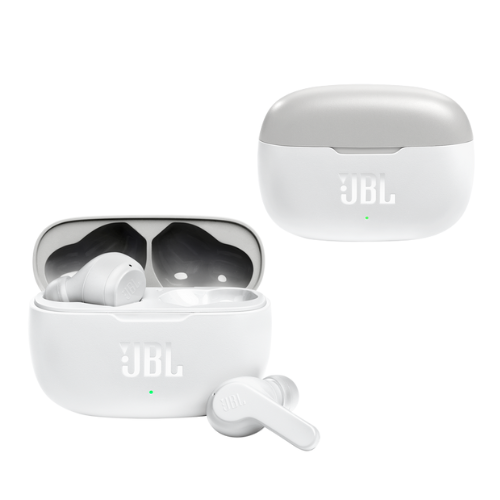 AURICULAR JBL HARMAN WAVE200 BLANCO BLUETOOTH 5.0 TIEMPO DE CARGA 2HS TIEMPO MAX 20HS