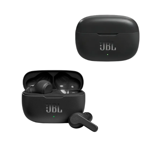 AURICULAR JBL HARMAN WAVE200 NEGRO BLUETOOTH 5.0 TIEMPO DE CARGA 2HS TIEMPO MAX 20HS
