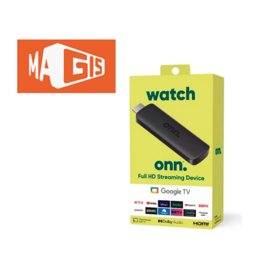 SMART TV BOX ONN MAGIS GOOGLE TV FULL HD STREMING DEVICE