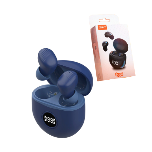 AURICULAR ONLY EGGY BLUETOOTH 5.0 IN EAR MICROFONO MANOS LIBRES AZUL