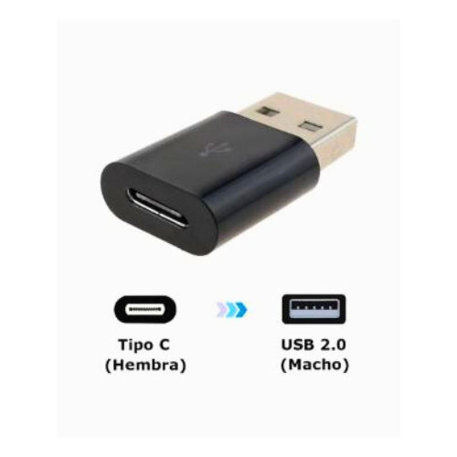 ADAPTADOR OTG USB 2.0 A TIPO C HEMBRA INT.CO 09-054