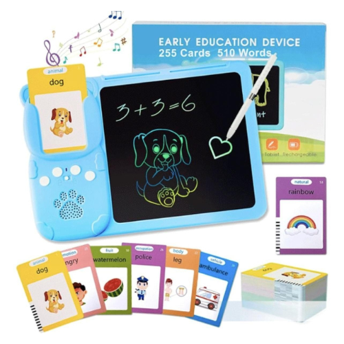 PIZARRA DIDACTICA INTELIGENTE CON SONIDO Y TARJETAS OM ACC-0023