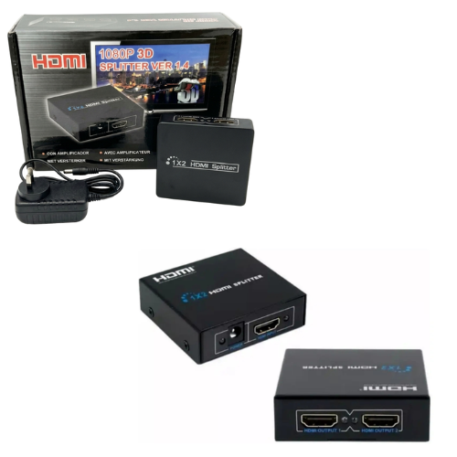 SPLITTER HDMI 1X2 FULL 4K 2K ALIMEN CON FUENTE