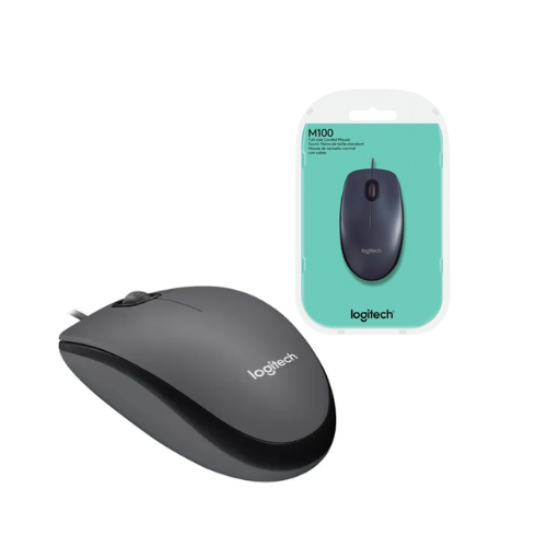 MOUSE OPTICO LOGITECH M100 CABLE USB