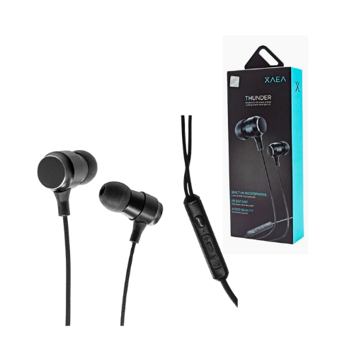 AURICULAR MANOS LIBRES CON MICROFONO ONLY PLUG 3.5 THUNDER XAEA