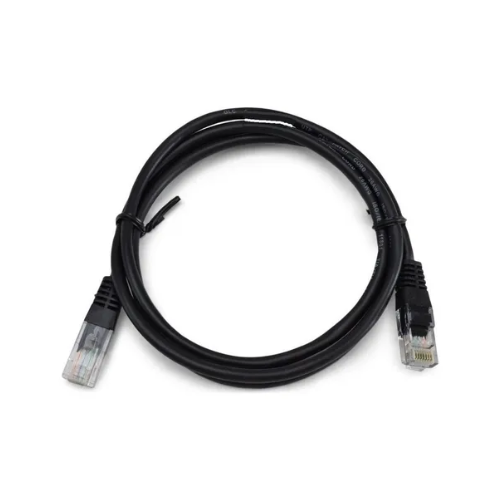 CABLE DE RED UTP 2 MTS PATCH CORD CAT5 NEGRO