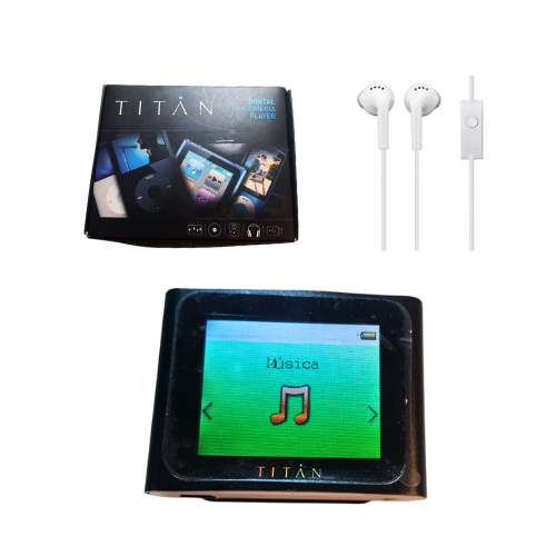REPRODUCTOR MP4 4GB (EXPANDIBLE) CLIP CON AURICULAR CALIDAD Y CABLE USB 5 PINES