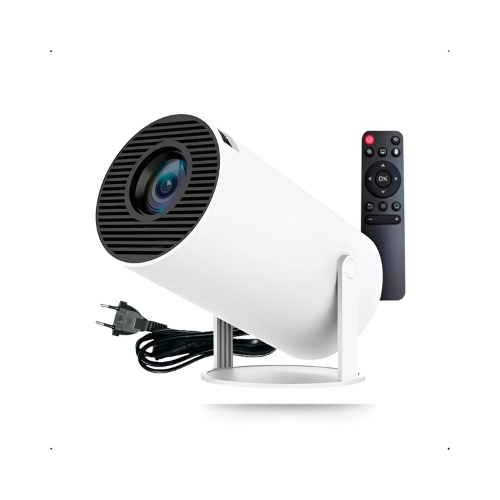 MINI PROYECTOR LED HD 4K 8GB RAM 256GBROM WIFI HDMI COMANDO DE VOZ POR CONTROL REMOTO BLUETOOTH COMPATIBLE TV ANDROID 13.1