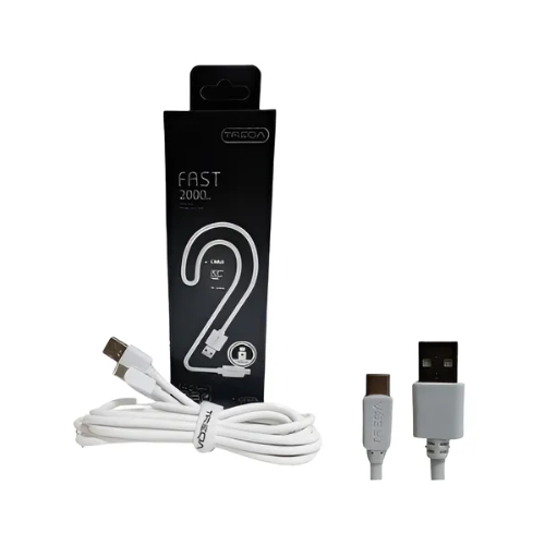 CABLE USB A USB TIPO C EN CAJA FAST CHARGE TREQA
