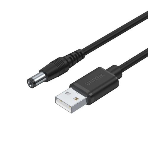 CABLE USB A PLUG DC POWER 5.5X2.1MM 1.5MTS ( IDEAL PARLANTES, AROMATIZADORES...)