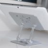 BASE SOPORTE NOTEBOOK 11" TABLET ALUMINIO REGULABLE EN ALTURA GIRO 360ª ANCHO 15X13 ALTO 13CM - Image 2
