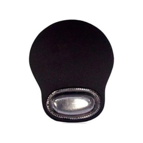 PAD MOUSE CON GEL APOYA BRAZO NEGRO 26X21CM (CSI)