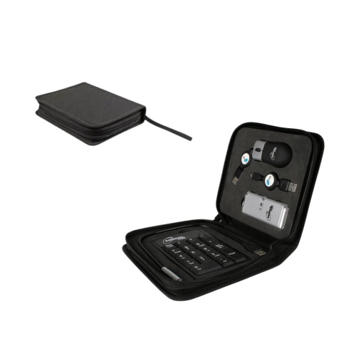 KIT MINI COMBO NOTEBOOK PORTABLE HUB USB 4 PUERTOS/MOUSE OPTICO/ADAP USB/TECLADO NUM/LUZ USB NOGA (CSI)