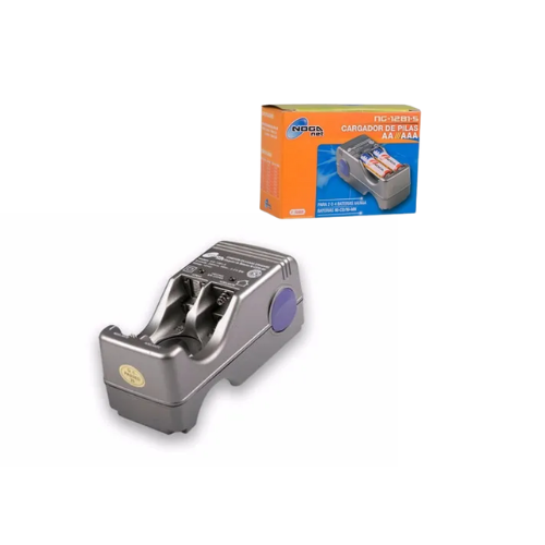 CARGADOR PILAS AA Y AAA NOGA 2 O 4 PILAS LED INDICADOR DE CARGA LENTA 220V DIRECTO (CSI)