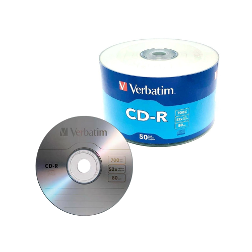 CD VERBATIM CD-R 80M 700MB 52X PACK 50 UNID (CSI)