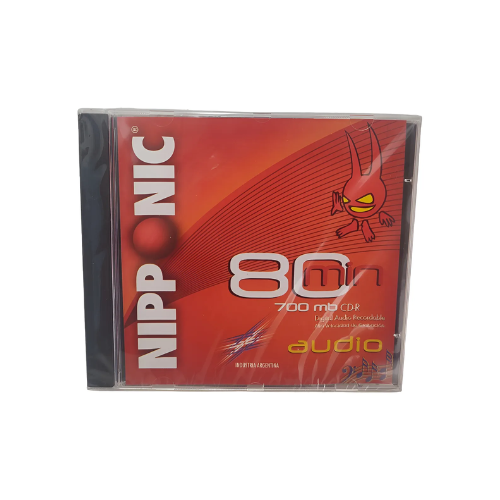 CD NIPPONIC CD-R 700MB 80M CAJA PLASTICA X UNIDAD (CSI)