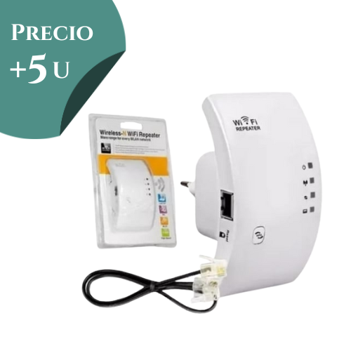 EXTENSOR DE RANGO WIFI Repetidor Wifi Inalámbrico Larga Distancia *** PRECIO COMPRANDO +5 UNIDADES ***