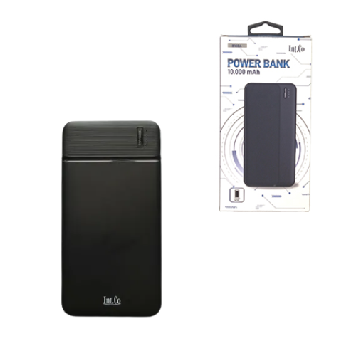 CARGADOR PORTATIL POWER BANK 10.000MAH SALIDA 1 USB C 5V/2A Y 1 USB 5V/2A INT.CO CARGA POR USB C Y MICRO USB